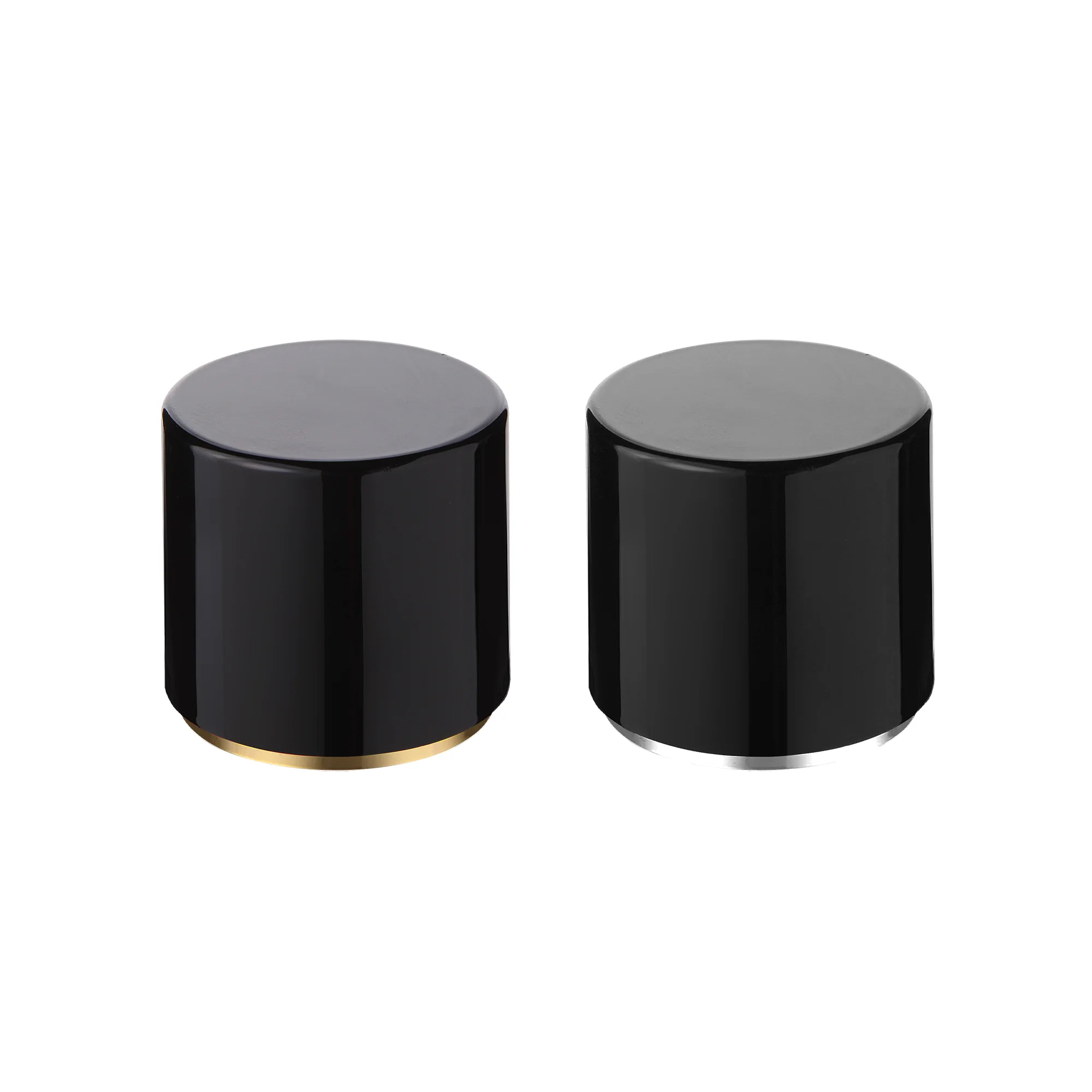 Black Magnet Perfume Cap — Caps — With Collar wholesale perfume bottle